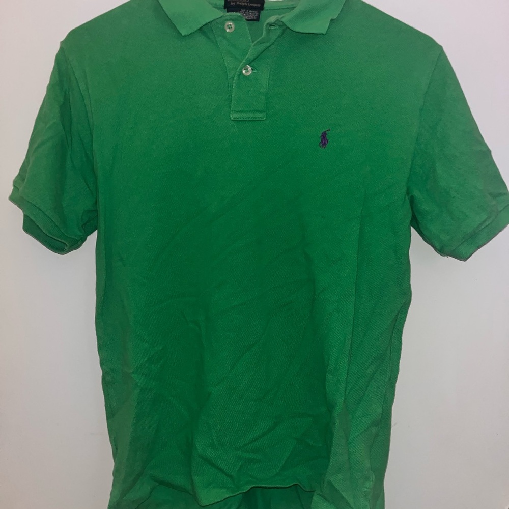 Polo by Ralph Lauren Men's Green Polo Shirt